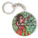 Ruby Belly Dancer Key Chain keychains