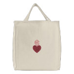 Ruby Heart Custom Monogrammed Embroidered Bag embroidered bags