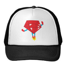 Ruby power mesh hats