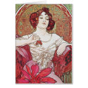 Ruby Red Rose Goddess cards