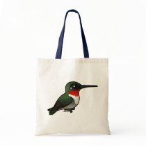 Ruby-throated Hummingbird Tote Bag