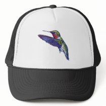 Ruby Throated Hummingbird Mesh Hats