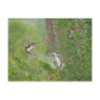 Ruby-throats in Fall Postcard
