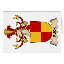 Ruck Family Crest Cards
