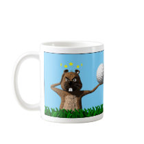 Rude Awakening Groundhog Doay Mug