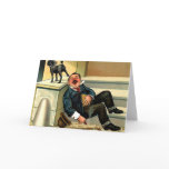 RUDE AWAKENING Vintage Dog Art