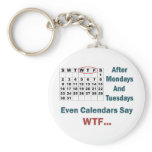 Rude Calendar Full keychains