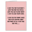 Rude funny Valentine's day cards