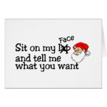 Rude Santa cards