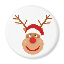 RUDOLPH FRIDGE MAGNETS
