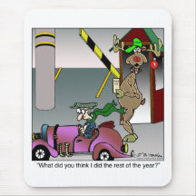 Rudolph The Rest of the Year Mousemats