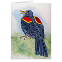 Rudy Redwings Greeting Card