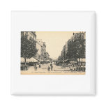 Rue de l' Admiral Courbet, Saint Nazaire, France magnets