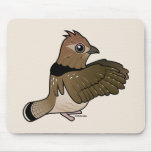 Ruffed Grouse (drumming) Mouse Pad