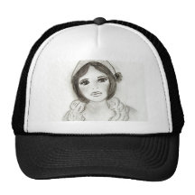 Ruffled Flapper Girl Mesh Hat