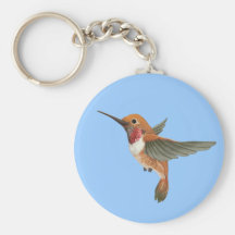Rufous Hummingbird Key Chain