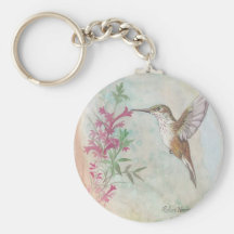 Rufous Hummingbird Key Chain