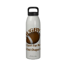 Rugby a Sport For Men Reusable Water Bottle