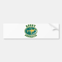 rugby australia kangaroo wallaby aussie bumper stickers
