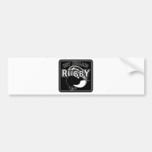 rugby ball kiwi new zealand all black bumper sticker