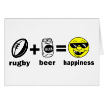 Rugby + Beer = Happiness