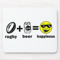 Rugby + Beer = Happiness