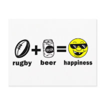 Rugby + Beer = Happiness