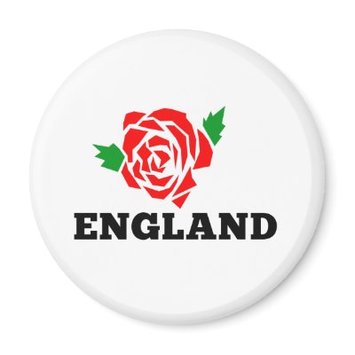 Rugby England English Rose Refrigerator Magnet