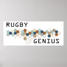 Rugby Genius Poster