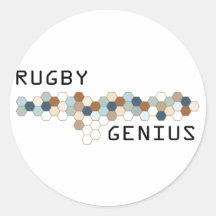 Rugby Genius Stickers
