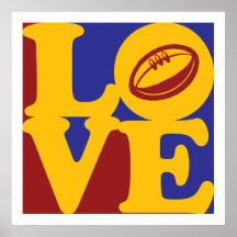 Rugby Love Print