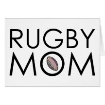 Rugby Mum Greeting Card