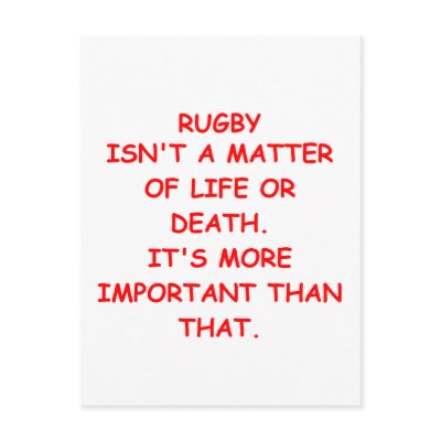 rugby Postcards