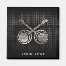 Rugged Duelling Banjos Fridge Magnet