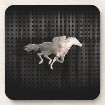 Rugged Horse Racing Drink Coasters