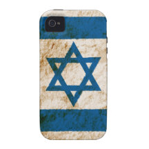 Rugged Israeli Flag Case-Mate iPhone 4 Covers
