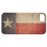 Rugged Wood Texas Flag iPhone 5 Cases