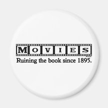 Ruining the Book Refrigerator Magnet