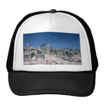 Ruins along South Colonnade Street, Jarash, Jordan Trucker Hats