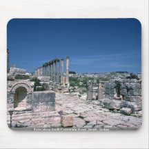 Ruins along South Colonnade Street, Jarash, Jordan Mouse Pads