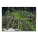 Ruins at Machu Picchu cards