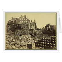 Ruins of the Arsenal, Richmond, Virginia Greeting Card