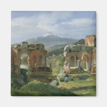 Ruins of the Theatre at Taormina Refrigerator Magnets