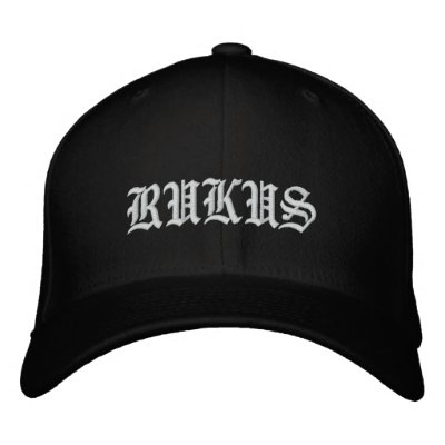 RUKUS EMBROIDERED BASEBALL CAPS RUKUS EMBROIDERED BASEBALL CAPS
