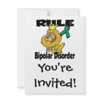 Rule Bipolar Disorder Custom Invitation