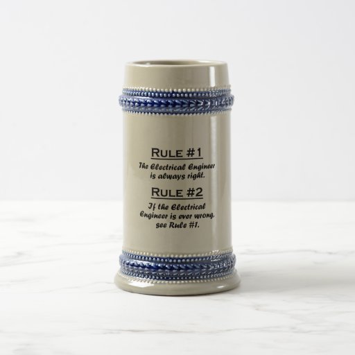 Rule Electrical Engineer Mug