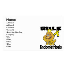 Rule Endometriosis Business Card Templates
