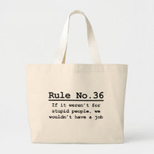 Rule No. 36 Canvas Bag