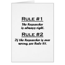 Rule Researcher Cards