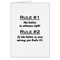 Rule Teller Card